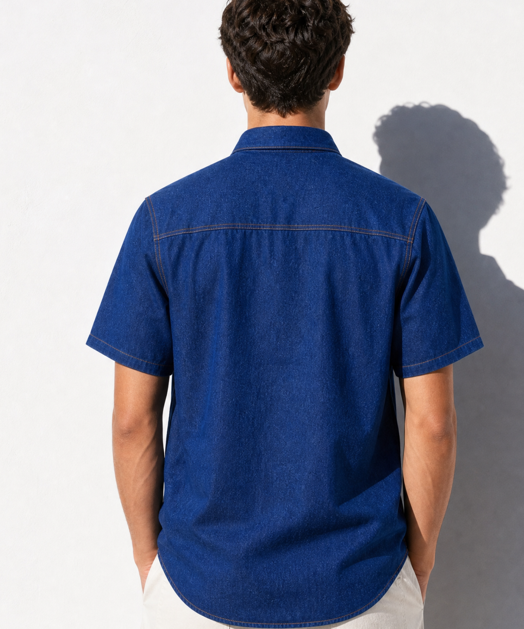 【7月下旬発送予定】DENIM SHORT SLEEVE SHIRTS（ONE WASH）