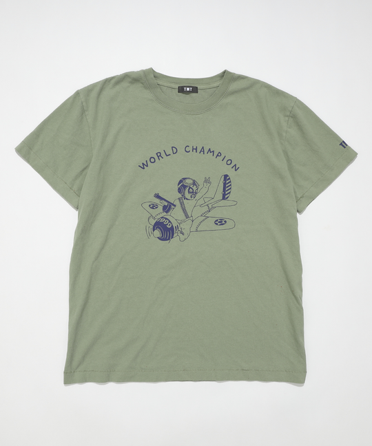 【5月下旬発送予定】DRY COTTON JERSEY S/S TEE (AIR PLANE)