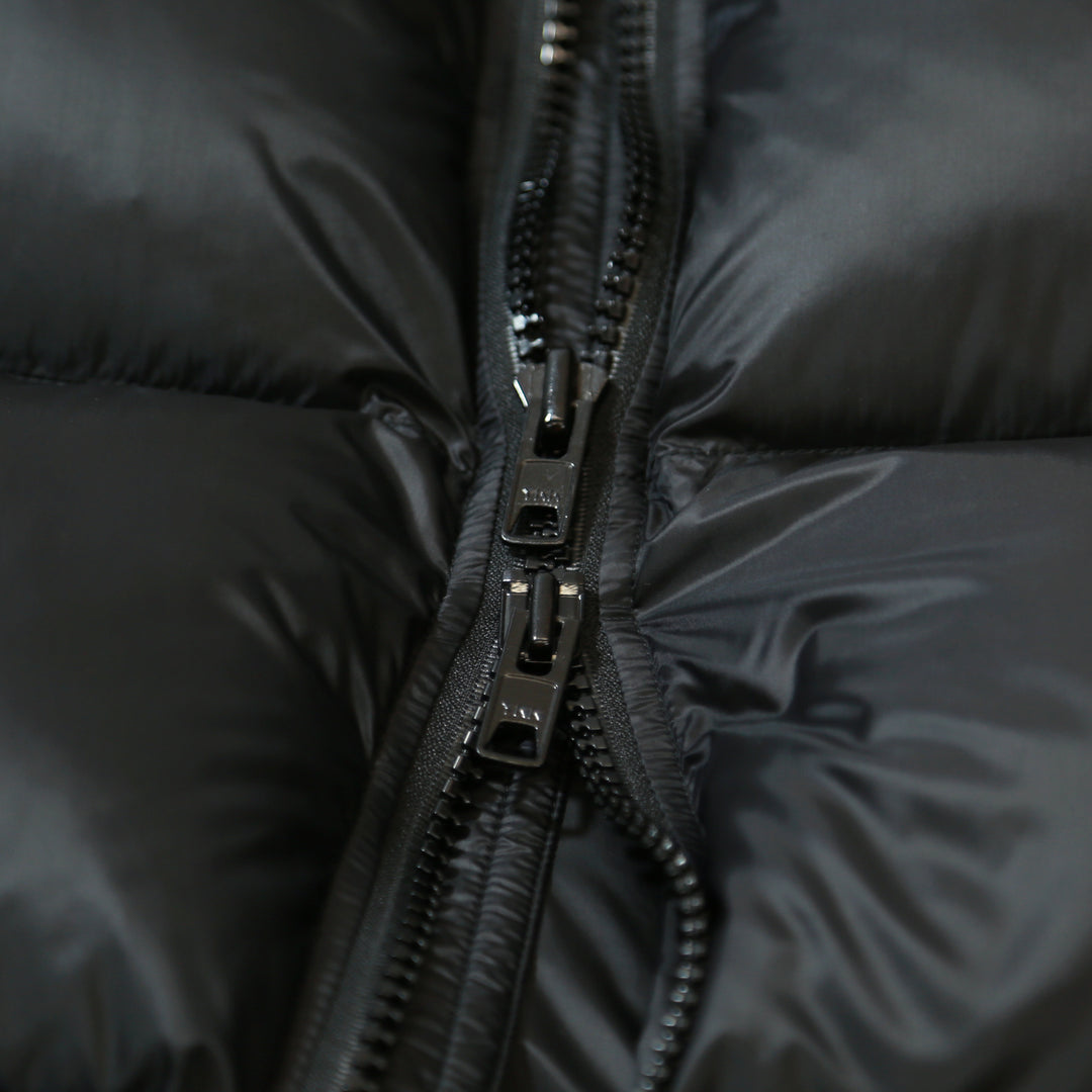 NYLON DOWN VEST／ BLACK