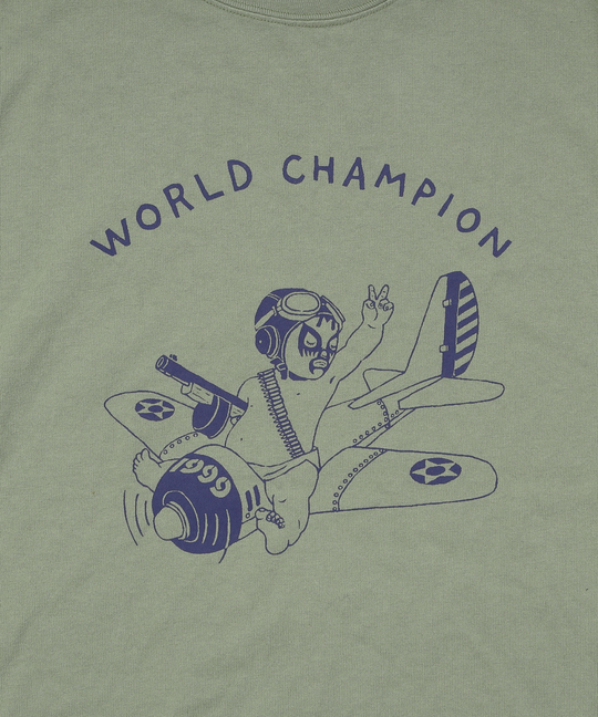 【5月下旬発送予定】DRY COTTON JERSEY S/S TEE (AIR PLANE)