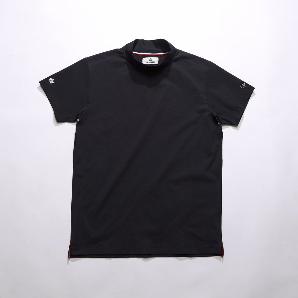 TMT ocean pacificコラボ　モックネックシャツ TMT×Ocean Pacific】 PEARTEX MOCK-NECK SHIRT／BLACK – TMT