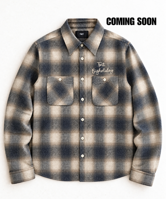 【11月下旬発送予定】TWILL OMBRE CHECK SHIRTS