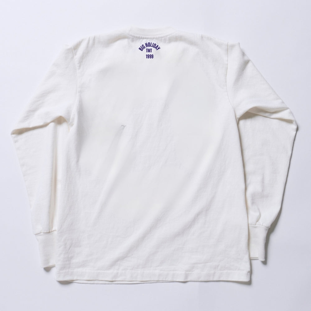 SOFT COTTON JERSEY L/S TEE（BULLDOG）／WHITE