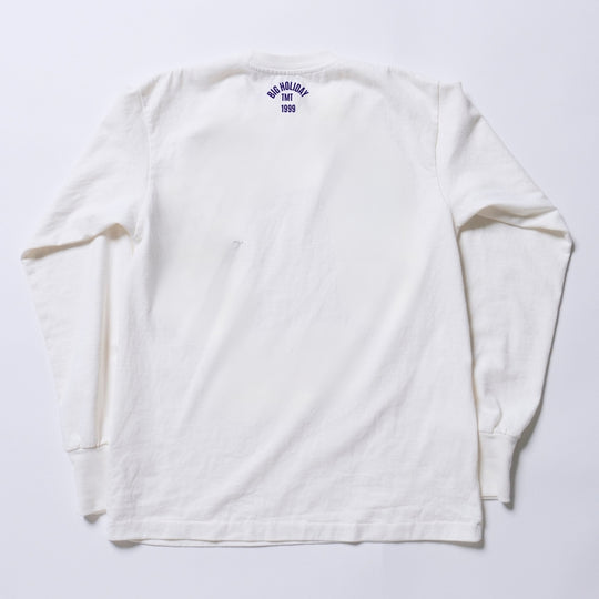 SOFT COTTON JERSEY L/S TEE（BULLDOG）／WHITE