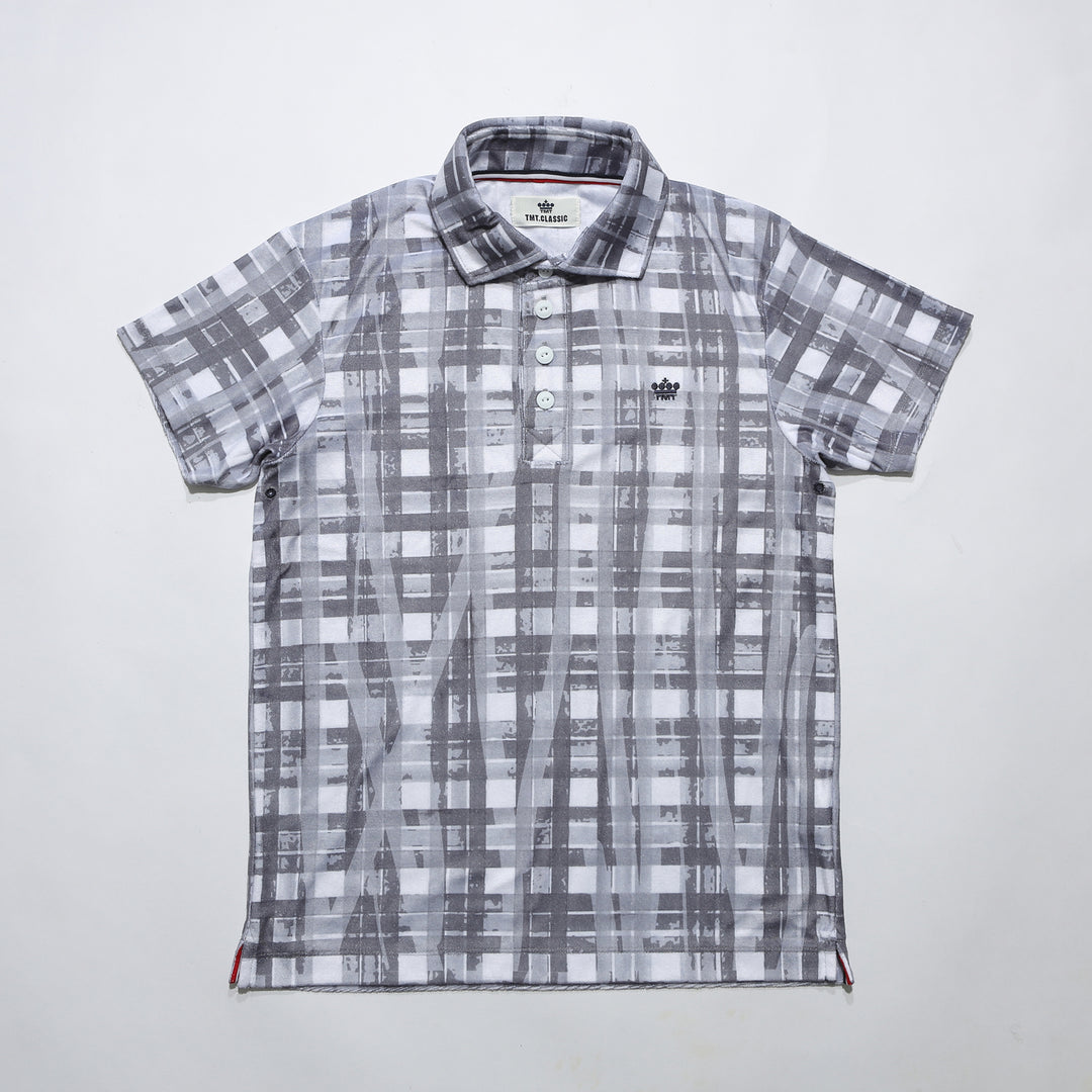 DRY PILE CHECK POLO SHIRTS