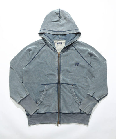 ZIP UP PARKA (INDIGO）