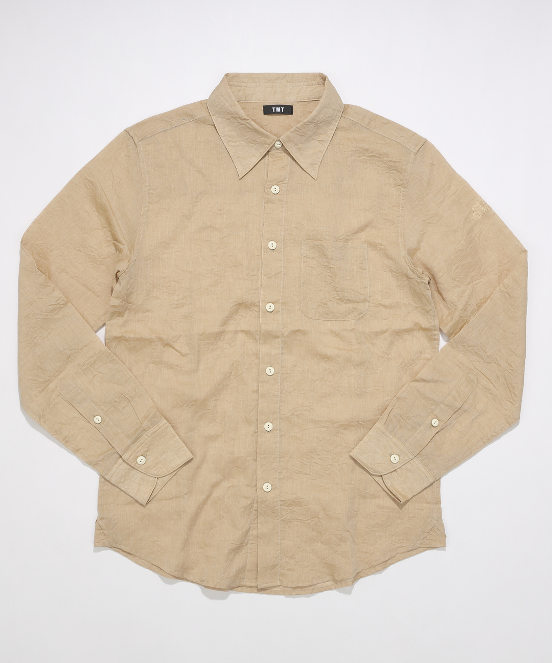 WASHER COTTON LINEN SHIRT