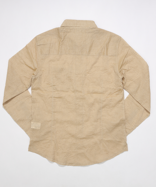 WASHER COTTON LINEN SHIRT