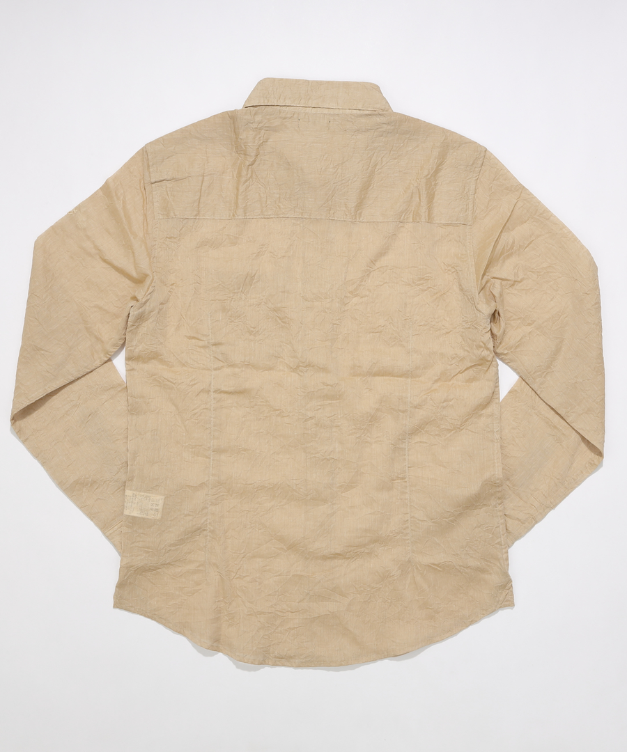 WASHER COTTON LINEN SHIRT