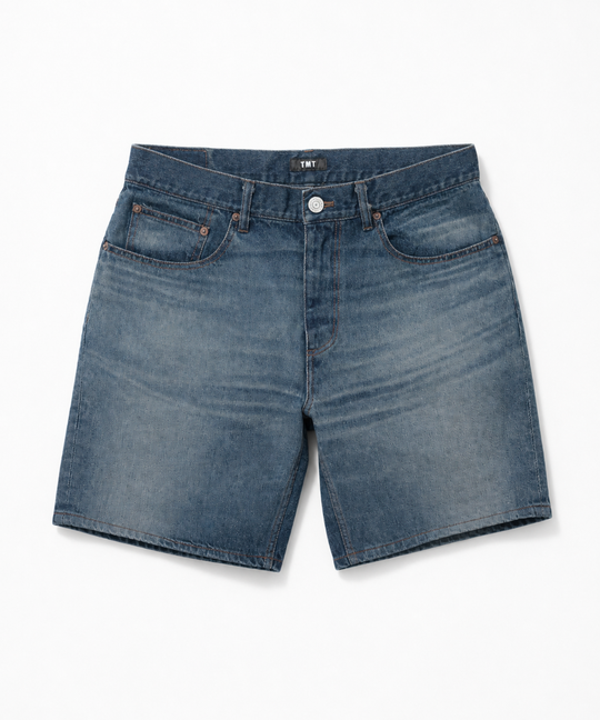 【8月下旬発送予定】DENIM SHORT PANTS (VINTAGE FINISH)