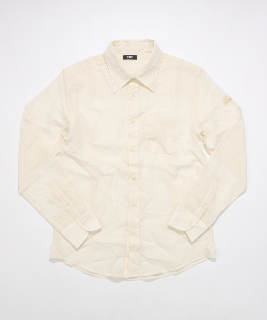 WASHER COTTON LINEN SHIRT
