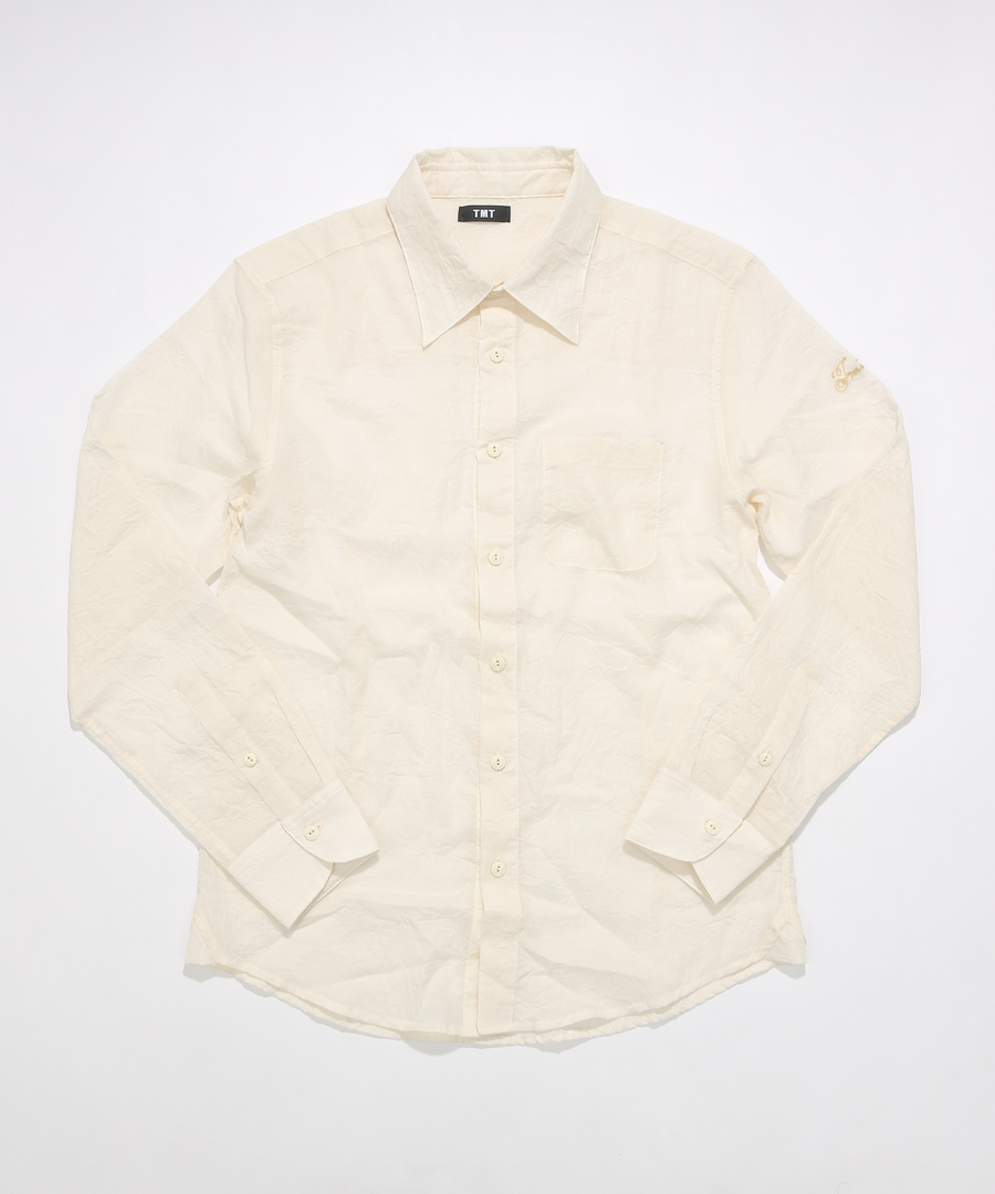 WASHER COTTON LINEN SHIRT