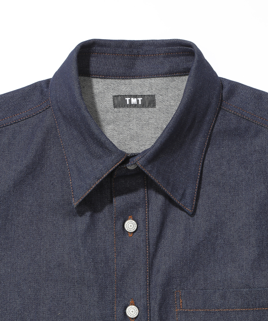 【7月下旬発送予定】DENIM SHORT SLEEVE SHIRTS（ONE WASH）