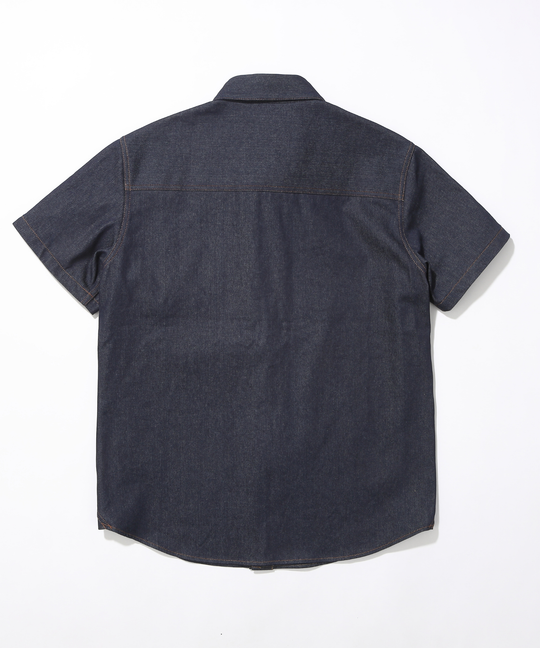 【7月下旬発送予定】DENIM SHORT SLEEVE SHIRTS（ONE WASH）