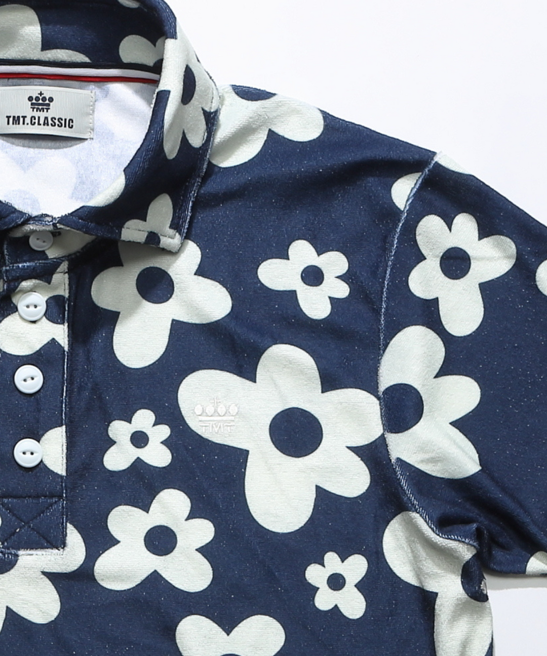 DRY PILE FLOWER POLO SHIRTS