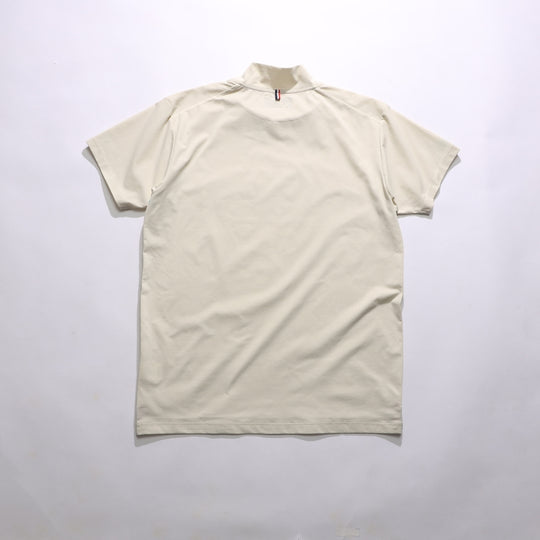 【4月上旬発送予定】【TMT×OceanPacific】 PEARTEX MOCK-NECK SHIRT／LIGHT BEIGE