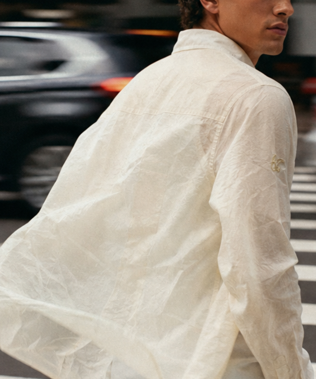 WASHER COTTON LINEN SHIRT