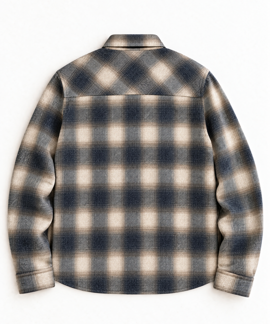 【11月下旬発送予定】TWILL OMBRE CHECK SHIRTS