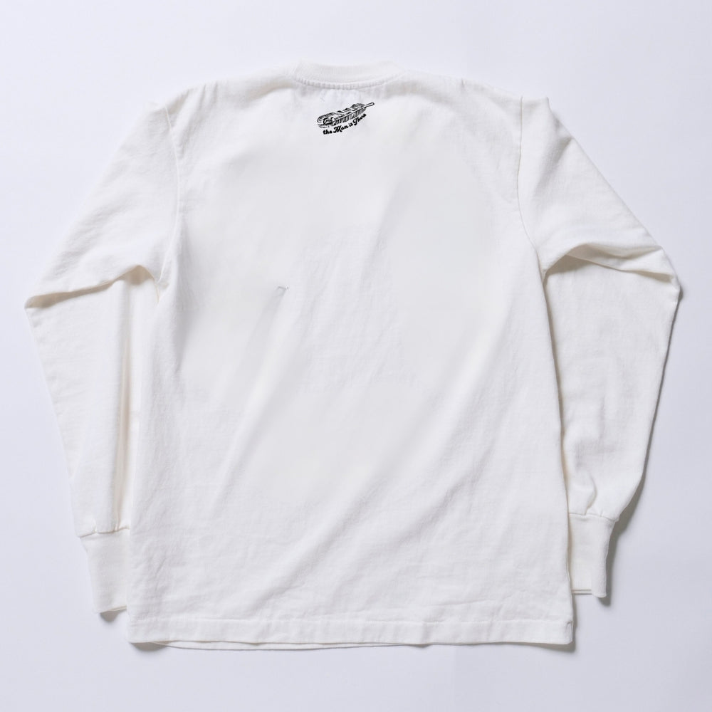 DRY COTTON JERSEY L/S TEE（SANTO DOMINGO）／WHITE