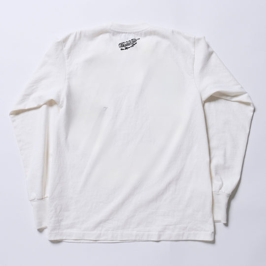 DRY COTTON JERSEY L/S TEE（SANTO DOMINGO）／WHITE