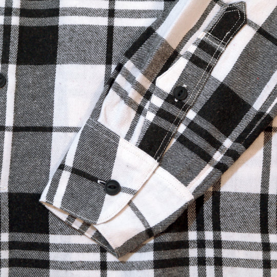 WOOLY PLAID SHIRTS（graph plaid） ／WHITE