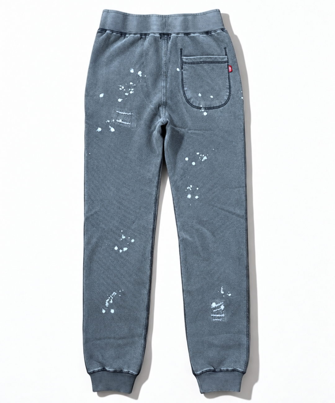 DAMAGED SLIM SWEAT PANTS