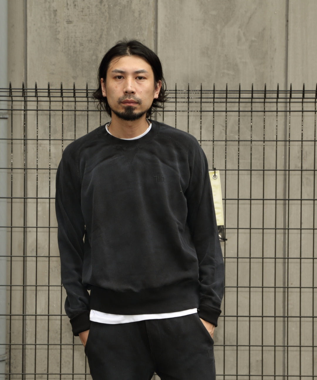 PULL OVER SWEAT（BLACK）