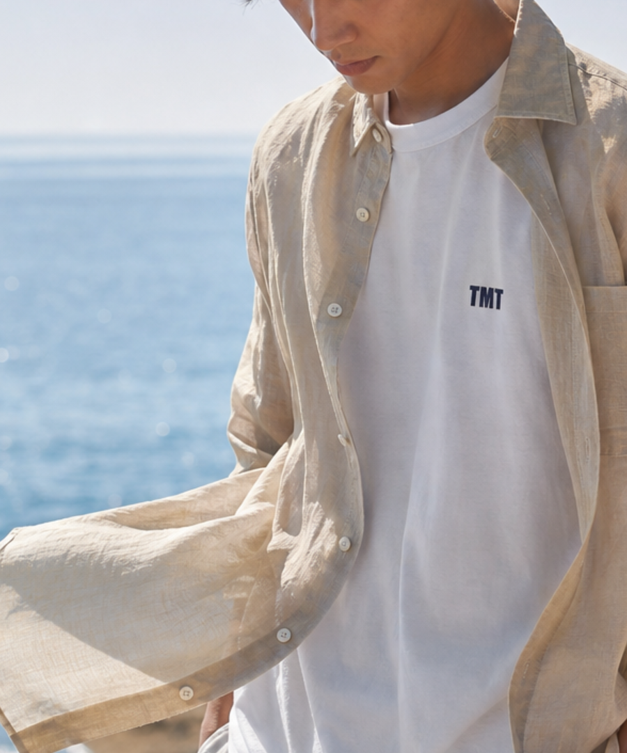 WASHER COTTON LINEN SHIRT
