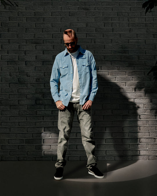 コーデュロイウエスタンシャツ