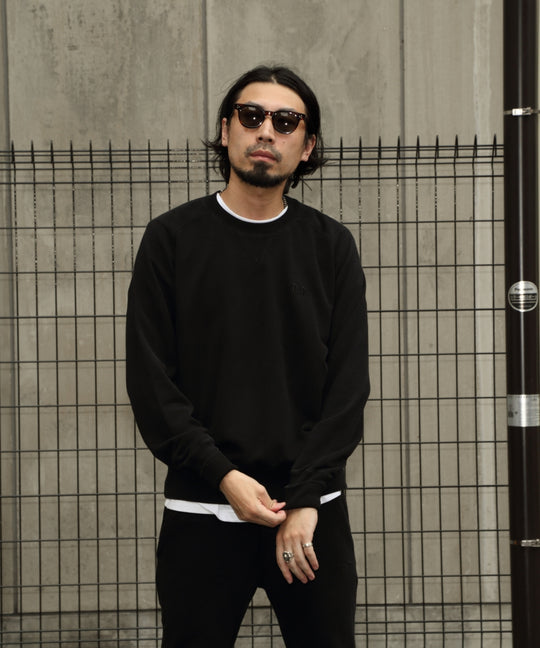 PULL OVER SWEAT（BLACK）