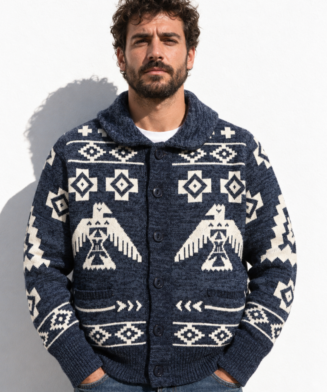 【10月下旬発送】EAGLE KNIT CARDIGAN