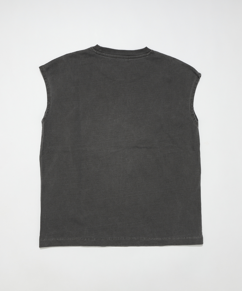 【5月下旬発送予定】DRY COTTON JERSEY SLEEVELESS TEE (LOGO)