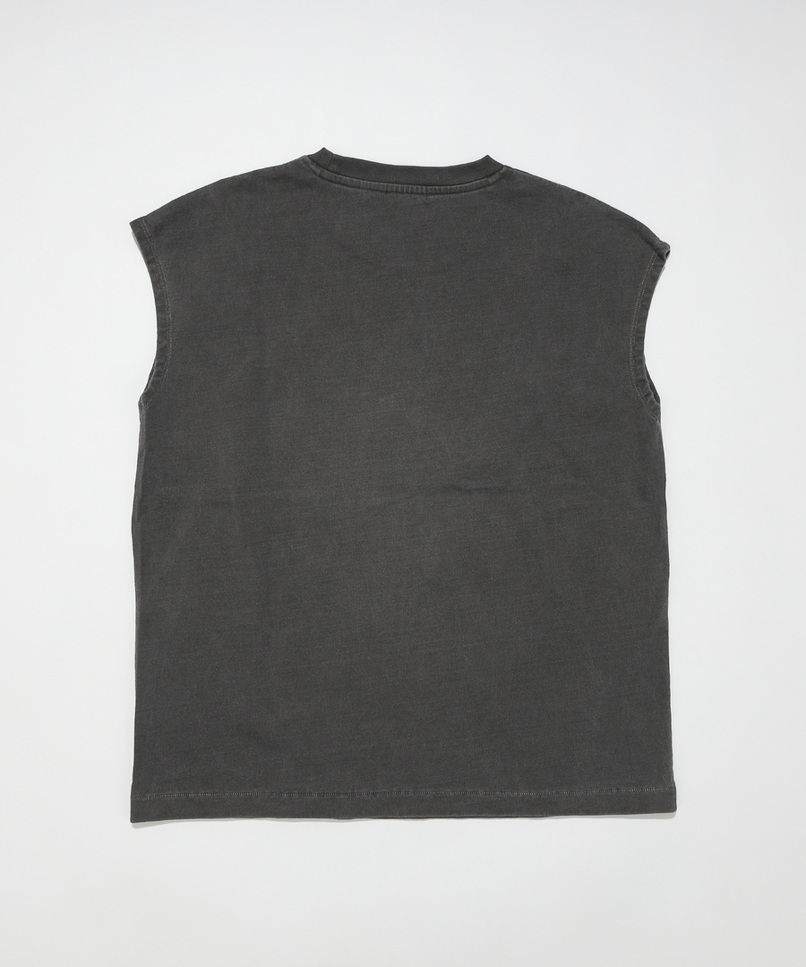 【5月下旬発送予定】DRY COTTON JERSEY SLEEVELESS TEE (LOGO)