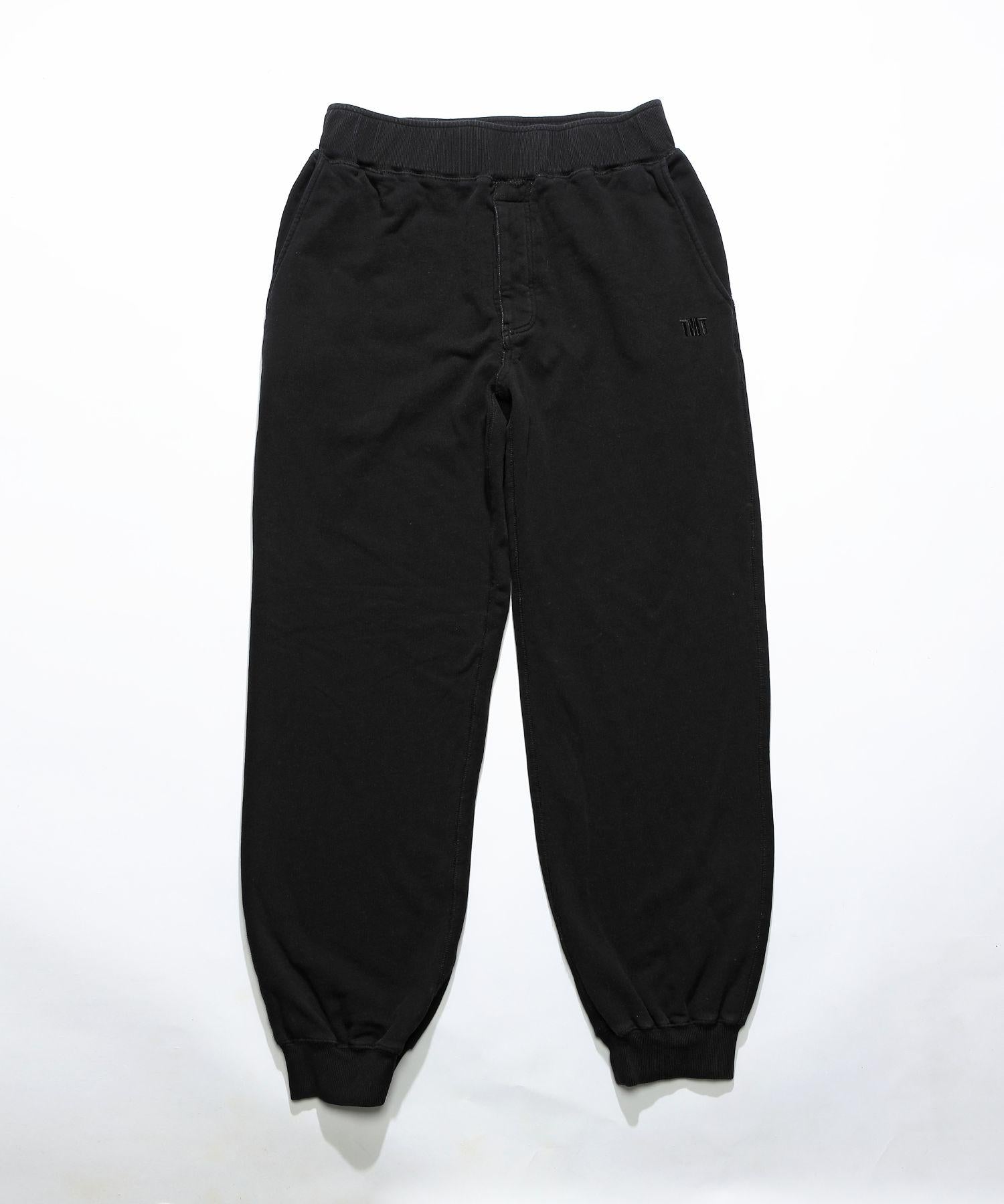 WIDE SWEAT PANTS（BLACK） – TMT OFFICIAL ONLINE STORE