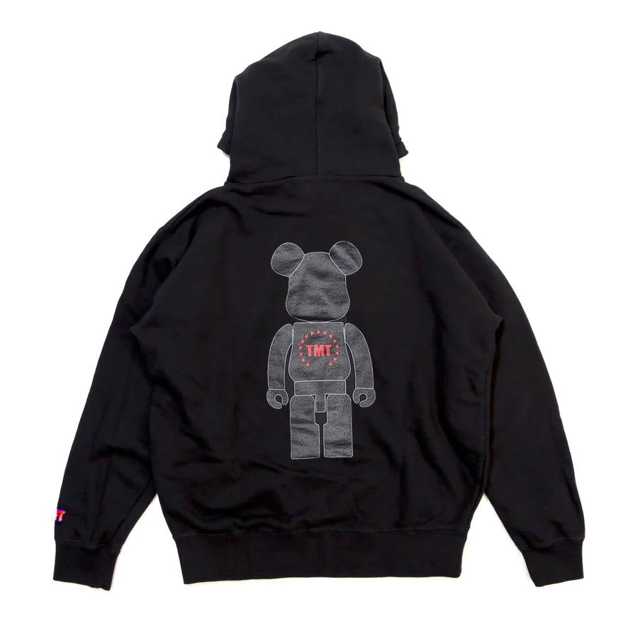 BE@RBRICK×TMT VINTAGE FRENCH TERRY PULLOVER HOODIE(ROCK YOUR BABY) / BLACK