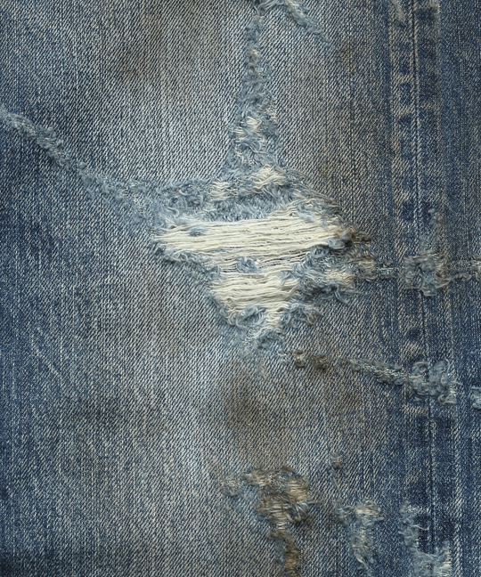 ※8月下旬発送予定【HQ DENIM】 5P TAPERED(dameged)