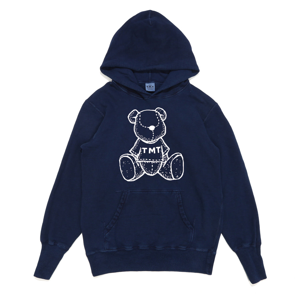 VINTAGE INDIGO DYE SWEAT HOODIE（BEAR）／INDIGO – TMT OFFICIAL 