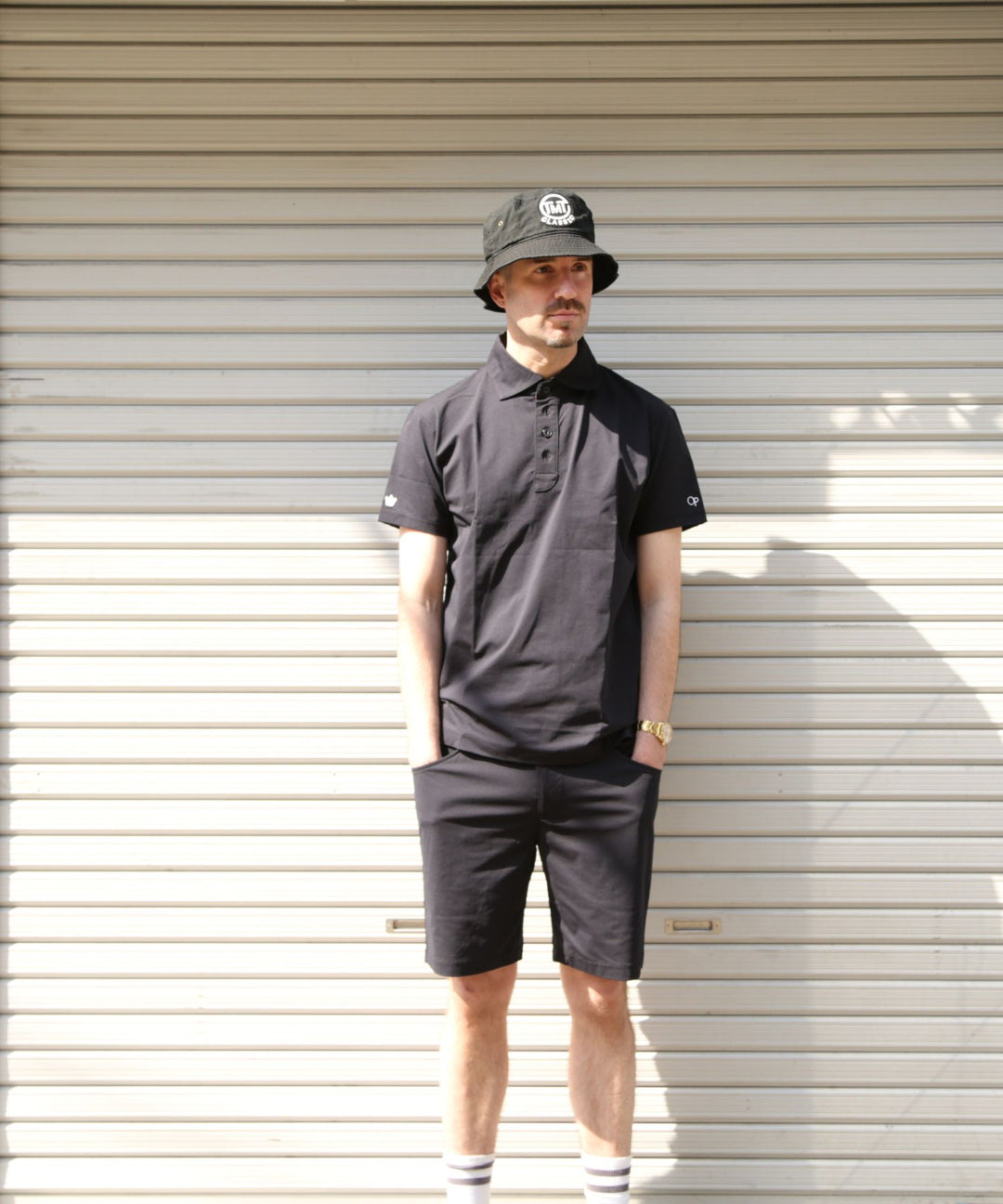 【TMT×Ocean Pacific】PEARTEX POLO SHIRT／BLACK