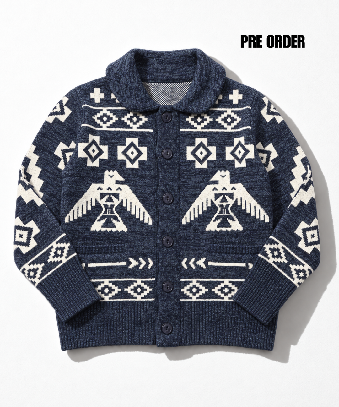 【10月下旬発送】EAGLE KNIT CARDIGAN