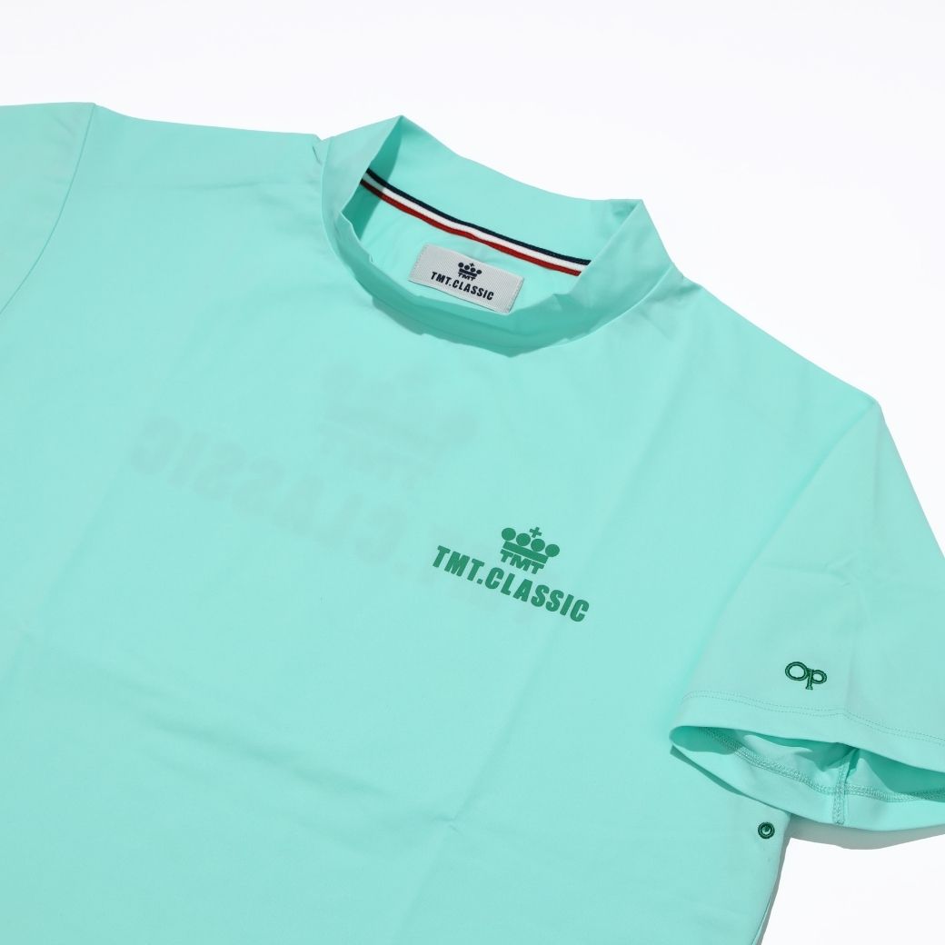 TMT×Ocean Pacific】 PEARTEX MOCK NECK SHIRT／TURQUOISE – TMT