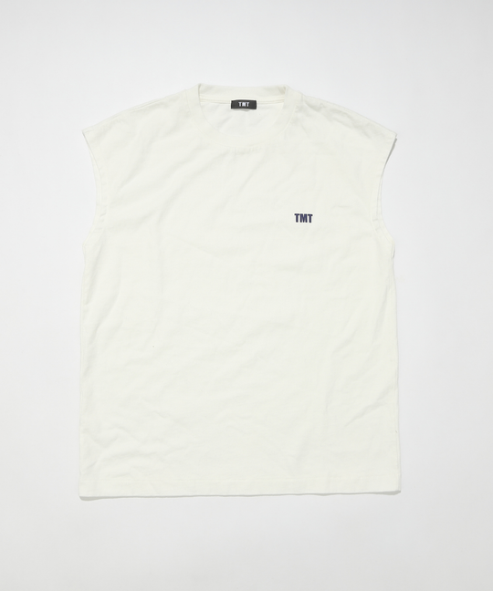【5月下旬発送予定】DRY COTTON JERSEY SLEEVELESS TEE (LOGO)