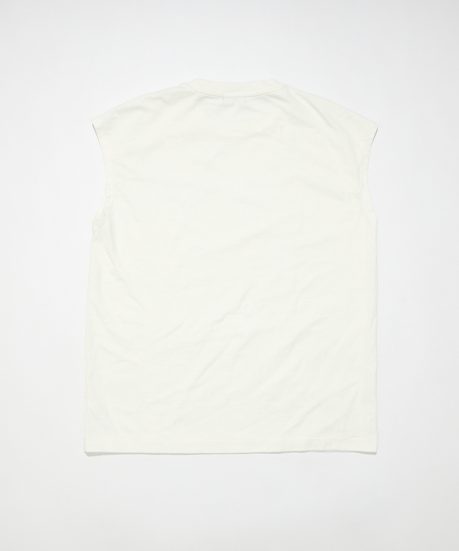 【5月下旬発送予定】DRY COTTON JERSEY SLEEVELESS TEE (LOGO)