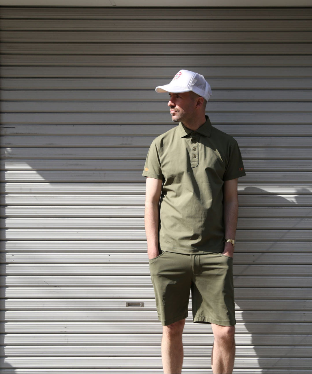 【TMT×Ocean Pacific】 PEARTEX POLO SHIRT／KHAKI