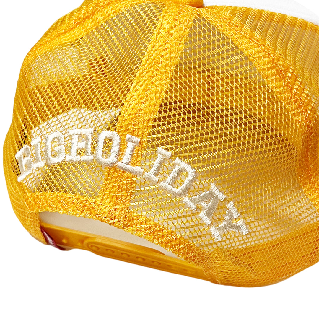 LOGO MESH CAP／YELLOW