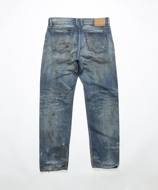 ※8月下旬発送予定【HQ DENIM】 5P TAPERED(dameged)