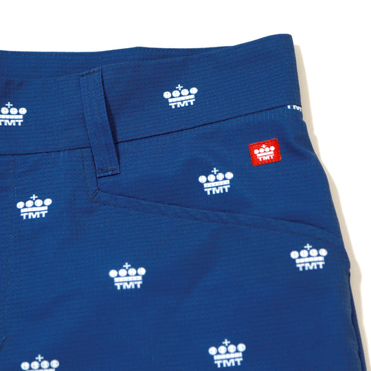 CROWN PATTERN COOL DOTS HALF PANTS／NAVY