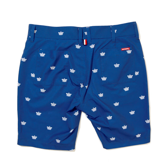 CROWN PATTERN COOL DOTS HALF PANTS／NAVY