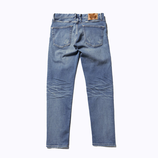 STRETCH DENIM 5P SLIM-FIT TAPERED / INDIGO LIGHT