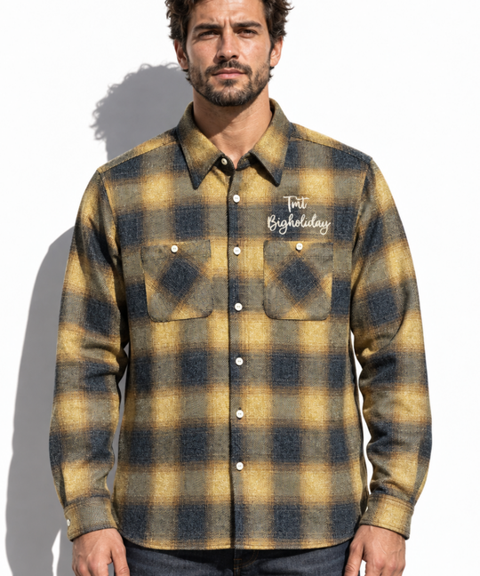 【11月下旬発送予定】TWILL OMBRE CHECK SHIRTS
