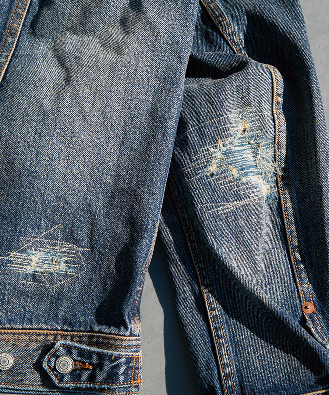 【2026年3月頃発送】12oz SOFT DENIM TRUCKER JACKET（VINTAGE processing.）